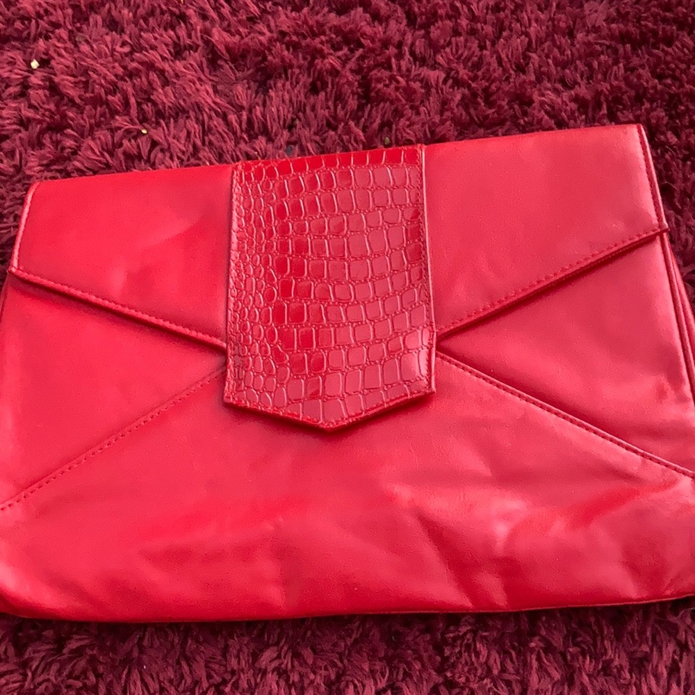 Red handbag
